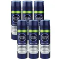 Nivea Men Protect & Care 6 x 200 ml Rasierschaum Shaving Foam für normale Haut S