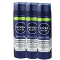 Nivea Men Protect & Care 3 x 200 ml Rasierschaum Shaving Foam für normale Haut S