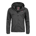 Höhenhorn Rigi Herren Regen Jacke Outdoor Rain Freizeitjacke Schwarz 4XL