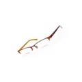 Brille Brillengestell Korrektionsfassung Metall Orange Tabasco Fossil OF1088201