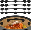 Pack of 12 Magnete für Airfryer Backpapier, Silikon Magnete BPA-Free, Magnete He