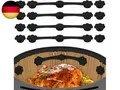 Pack of 12 Magnete für Airfryer Backpapier, Silikon Magnete BPA-Free, Magnete 