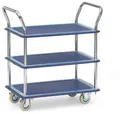 Fetra 3113 Etagenwagen Stahl pulverbeschichtet Traglast (max.): 120kg Brillantblau (RAL 5007)