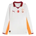 PUMA Galatasaray Istanbul Trikot Langarm Away 2025/2026 Weiß weissorange, L Herren