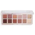 Lidschattenpalette Makeup Revolution Ikone 12 Farben Bronze Creme Matte Schimmer