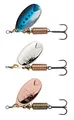 Abu Garcia Fast Attack Spinner Angelköder - 3er Pack - Perfekt für Forellen, Lachse und Meerforellen im Süßwasser - Ausgewogene, präzise, scharfe Haken, 5g