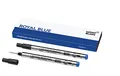 MONTBLANC Tintenroller Minen Royal Blue 105165 – Blaue Ersatzmine für Meisterstück LeGrand Mittel – 2 x Refill Rollerball M