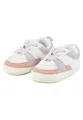 Sterntaler Baby Schuhe Farbmix – Babyschuhe aus Kunstleder und Gewebe mit elastischen Schnürsenkeln und rutschfester Sternensohle – Weiß, Größe 18