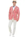 Smiffys 20s Barber Shop Costume, Red & Cream Halloween und Karneval