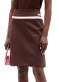 MIU MIU Minirock Rock 1970er Mini Knee Skirt Iconic Technischem Fleece Bnwt IT42
