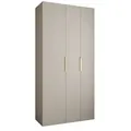 ABIKS MÖBEL Drehtürenschrank COMO 4 Schlafzimmerschrank mit Kleiderstange und Regalen 120 cm x 245.5 cm x 40 cm