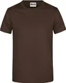 Promo-T Man 180 Klassisches T-Shirt brown, Gr. L