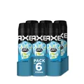 Axe Bodyspray Ice Chill Deodorant für Herren, 150 ml, 6 Stück