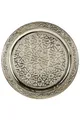 Orientalisches Tablett Mehdia Silberfarben 30cm