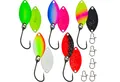 Paradox Fishing Kunstköder Forellen Spoon 5 Spoons 1,5g mit Snaps Set, UV-Aktiv 2-Farbig