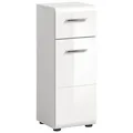 Standschrank Ice 30 cm x 80 cm x 30 cm Weiß-Weiß