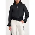 Monari Blouson Jacke Satinblouson Regular fit mit Stehkragen schwarz S (36)