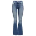 ONLY Stretch-Jeans ONLBLUSH MID FLARED REA1319 NOOS blau S /30