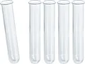 VBS Reagenzgläser 5er-Pack 12x75mm aus Klarglas Dekoration Vase Gesteck Geschenk