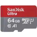 SANDISK Ultra (64 GB, microSDXC, U1, UHS-I) (SDSQUAB-064G-GN6FA)