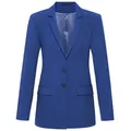GREIFF Longblazer Greiff Corporate PREMIUM Damen Langblazer Regular-Fit Italian blue 50 50