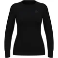 Odlo Damen Active Warm Eco Crew Longsleeve (Größe XL, schwarz)