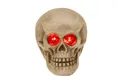 Out of the Blue Tischleuchte Leuchtender Totenkopf LED Dekofigur