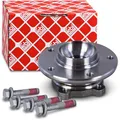 febi bilstein 24572 Radlagersatz mit Radnabe, ABS-Impulsring und Anbaumaterial, 1 Stück
