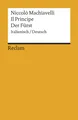 Der Fürst / Il Principe ~ Niccolo Machiavelli ~  9783150012192