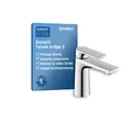 Duravit Tulum Waschtischarmatur, Größe S (Auslauf Höhe 97 mm), Wasserhahn Bad, Waschbecken Armatur, Chrom