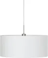 EGLO Hängeleuchte PASTERI, ohne Leuchtmittel, Leuchtmittel wechselbar, Lampe aus Stoff / Ø53 x H110 cm / exkl. 1 x E27 (je max. 60W)