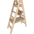 Kerbl Kratzbaum Ladder (97x35x134cm, massiv, Velour, 4 Stufen) natur/beige 80921 - Beige