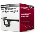 Für Alfa Romeo 156 Sportwagon Typ 932_ (Auto Hak) Anhängerkupplung starr top