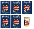 5x Pasta Barilla Mini Farfalle, 100% italienisch Nudeln 500 g pack + Italian Gourmet polpa 400g