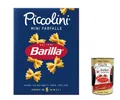 20x Pasta Barilla Mini Farfalle, 100% italienisch Nudeln 500 g pack + Italian Gourmet polpa 400g