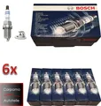 6x Bosch FR8DPP33+ 0242230500 Zündkerze FR8DPP33 Mercedes W163 W220 W203 W210