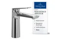 Villeroy & Boch Waschtischarmatur Oasis Wasserhahn ohne Zugstange mit Keramikkartusche, Waschbeckenarmatur