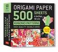 Origami Paper Sheets Kimono Patterns: 500 Sheets, High Quality Double Sided