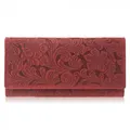 Damen floral rot RFID Leder Geldbörse Paolo Peruzzi T-25-RD