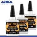 ARKA 3 x 50 g Kraftprotz Universal Sekundenkleber dünnflüssig