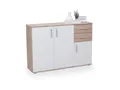 Kommode BOB BHT 120x82x35 cm weiß Sideboard Bürokommode Anrichte