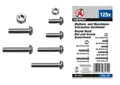 BGS DIY Muttern- und Schrauben-Sortiment | metrisch | M4 / M5 | 125-tlg. – 8134
