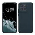 kwmobile Handyhülle für Motorola Moto G86 5G Hülle - Case Silikon - Kabelloses Laden - Schutzhülle Cover in Dunkler Schiefer