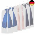 Kleidersäcke, 6 Stück 60 x160 CM Atmungsaktiv Lange Brautkleider Kleidertaschen