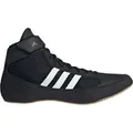 Adidas HVC Havoc Indoor Ringerschuhe Wrestlingschuhe Hallenschuhe schwarz/weiss AQ3325, Schuhgröße:47 1/3 EU - Schwarz - 47 1/3