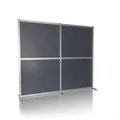 Akustik Trennwand Sichtschutz Raumteiler Stellwand Büro Wand 167x192 FLEXMIUT