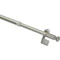 Gardinia Klemmstange Press&Go Kugel Ø 8/10 mm Edelstahloptik 30 - 50 cm