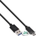 InLine 60er Bulk-Pack USB 3.2 Kabel Typ-C an A Stecker schwarz Digital/Daten m (B-35712)