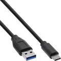 60 Stück Bulk-Pack InLine® USB 3.2 Kabel, USB-C™ an A Stecker, schwarz, 2m