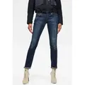 G-STAR Straight-Jeans Midge 5-Pocket-Design mit markanten Steppnähten blau 25